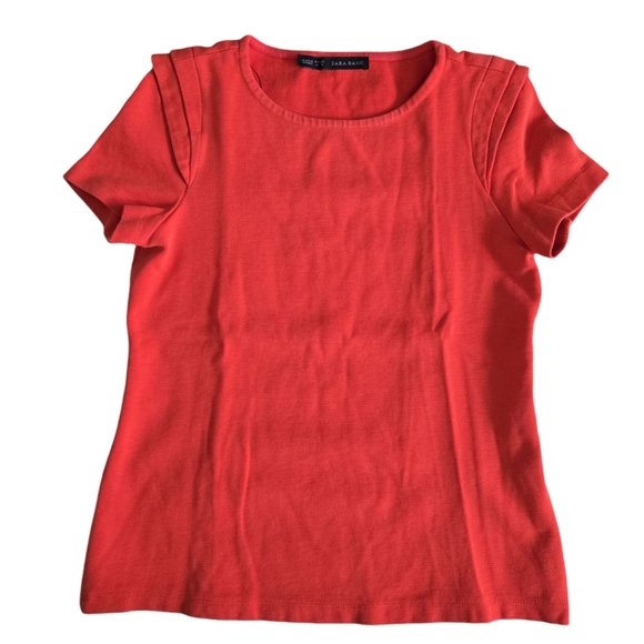 Zara Orange Top size M - Picture 1 of 4